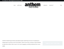 Tablet Screenshot of anthemmastering.com